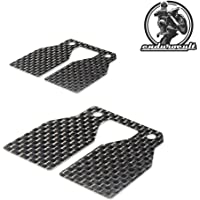 endurocult – 2 x membrana de carbono compatible con Yamaha YZ-IT 80-100-125-175 + RD-RZ 350